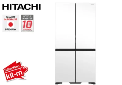 Réfrigérateur Combiné 4 Portes Verre Mat Blanc Ouverture Automatique des Portes 638L Hitachi (RWB640VRU0X) Électroménager Votre Magasin de Meuble et Électroménager à La Réunion ! 2 Réfrigérateur Combiné 4 Portes Verre Mat Blanc Ouverture Automatique des Portes 638L Hitachi (RWB640VRU0X)
