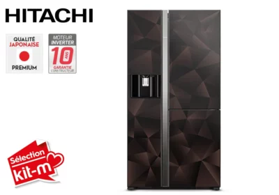 Réfrigérateur Américain 3 Portes Ouverture Automatique Hitachi (R-M700VAGRU9X-2GBZ) Électroménager Votre Magasin de Meuble et Électroménager à La Réunion ! 2 commander réfrigérateur le port 974 réunion