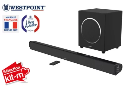 Barre de Son + Caisson de Basse 2.1 200W Westpoint (WSBO-7021.R) Barres de Son, Enceintes & Radios Votre Magasin de Meuble et Électroménager à La Réunion ! 3 Barre de Son + Caisson de Basse 2.1 200W Westpoint (WSBO-7021.R)