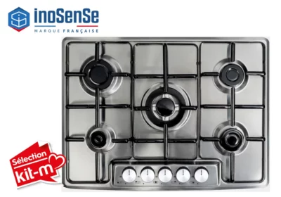 Plaque de Cuisson 5 Feux Inox 70cm InoSense (M7-50BTF)