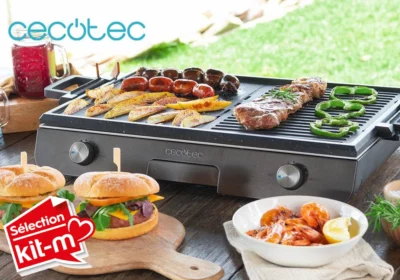 Plancha XXL Fonte Perfectroast 3000 Inox Cecotec (3182)