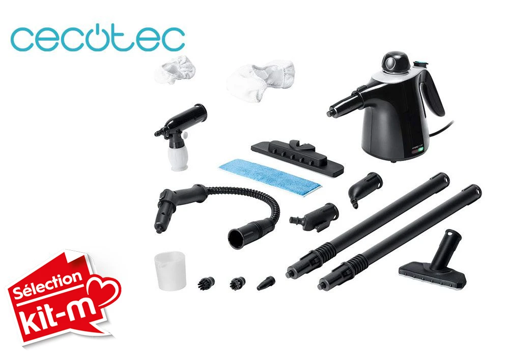 Nettoyeur Vapeur Hydrosteam 1040 Active&Soap Cecotec (05516) Nettoyage Votre Magasin de Meuble et Électroménager à La Réunion ! 4 Nettoyeur Vapeur Hydrosteam 1040 Active&Soap Cecotec (05516) – Image 1