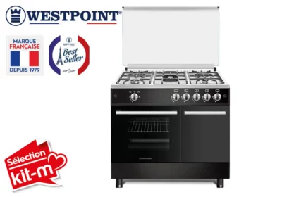 Cuisinière 5 Feux Gaz Butanette + Four Électrique Westpoint (WCLR9650E6CCIBN) Cuisson Votre Magasin de Meuble et Électroménager à La Réunion ! Cuisinière 5 Feux Gaz Butanette + Four Électrique Westpoint (WCLR9650E6CCIBN) Cuisson Votre Magasin de Meuble et Électroménager à La Réunion !