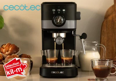 Machine à Expresso 20 bars avec Mousseur Power Espresso 20 Pecan Pro Cecotec (1725)