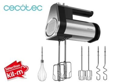 Batteur Électrique 500W PowerTwist 500 Full Steel Cecotec (3854) Cuisine Votre Magasin de Meuble et Électroménager à La Réunion ! 3 Batteur Électrique 500W PowerTwist 500 Full Steel Cecotec (3854)