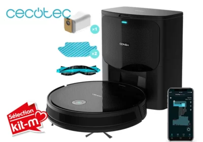 Aspirateur Nettoyeur Robot Connectée avec Base Auto-Vidante Conga 2499 Ultra Home Titanium Cecotec (8610)