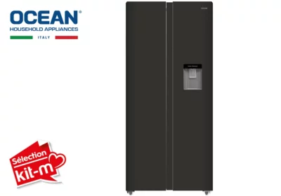 Réfrigérateur Américain 2 Portes Ocean (SBSOKO502NFS3) Électroménager Votre Magasin de Meuble et Électroménager à La Réunion ! 2 Réfrigérateur Américain 2 Portes Ocean (SBSOKO502NFS3)