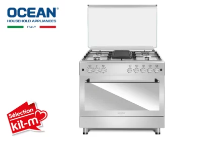 Cuisinière Piano 5 Feux Gaz + Four Géant Électrique Ocean (OCMR9650-13I) Cuisson Votre Magasin de Meuble et Électroménager à La Réunion ! 3 Cuisinière Piano 5 Feux Gaz + Four Géant Électrique Ocean (OCMR9650-13I)