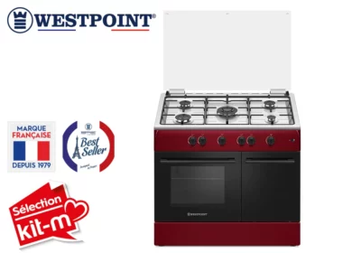 Cuisinière 5 Feux Gaz Butanette Rouge Westpoint (WCEK9650GFIURBO)