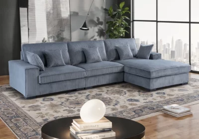 Salon d'Angle Gris Lola