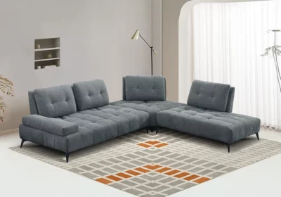 Salon d’Angle Avance Recule Gris Clair Alice Angles Votre Magasin de Meuble et Électroménager à La Réunion ! 5 Salon d'Angle Avance Recule Gris Foncé Alice