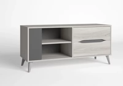 Meuble TV 1 Porte 2 Tiroirs (Collection Odaa)