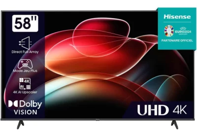TV LED 58″4K HDR| Dolby Vision Hisense (58A6K)