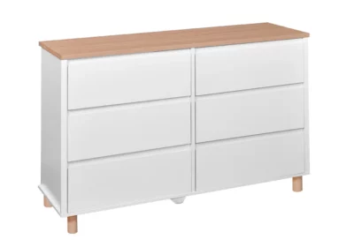 Commode 6 Tiroirs (Collection Essentiel) Armoires, Commodes & Chevets Votre Magasin de Meuble et Électroménager à La Réunion ! 2 Commode 6 Tiroirs (Collection Essentiel)