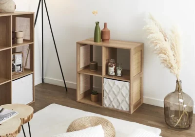 Meuble Rangement 4 Cases (Collection Bali)