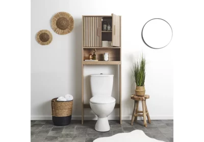 Meuble Colonne 2 Tiroirs (Collection Klaus) Meubles Votre Magasin de Meuble et Électroménager à La Réunion ! 4 Meuble Rangement WC 2 Portes (Collection Klaus)