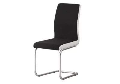 Lot de 6 Chaises Noir et Blanc
