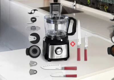 Friteuse Duo AIR FRYER Noir XL 9.5L Ninja (SL400EU) Cuisine Votre Magasin de Meuble et Électroménager à La Réunion ! 5 Pack Robot Multifonction 1000W Comino Cecotec (4351) + Set de 4 Couteaux Professionnels en Céramique Style Santoku Cecotec (1003)
