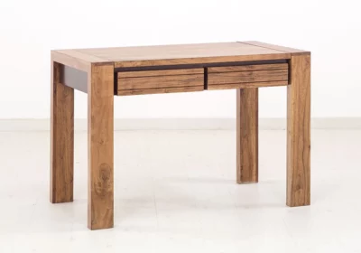 Bureau 2 Tiroirs Sweden Bois d'Acacia Votre Magasin de Meuble et Électroménager à La Réunion !