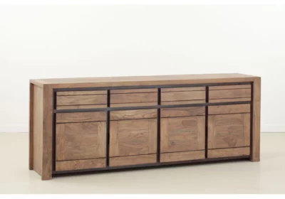 Buffet Bas 4 Portes 4 Tiroirs Sweden