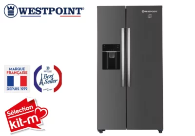 Réfrigérateur Américain 2 Portes Westpoint ( WSHN-56E23.EWDI) Électroménager Votre Magasin de Meuble et Électroménager à La Réunion ! 2 Réfrigérateur Américain 2 Portes Westpoint ( WSHN-56E23.EWDI)