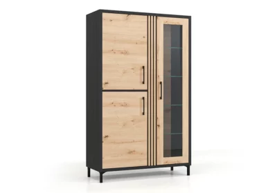 Vitrine 3 Portes avec LED (Collection Berni)