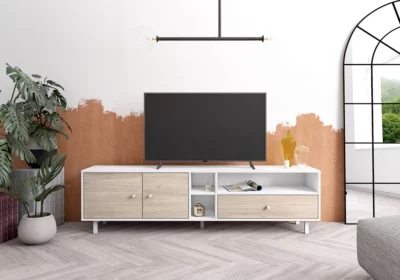 Meuble TV 2 Portes 1 Tiroir Roald Meubles Votre Magasin de Meuble et Électroménager à La Réunion !