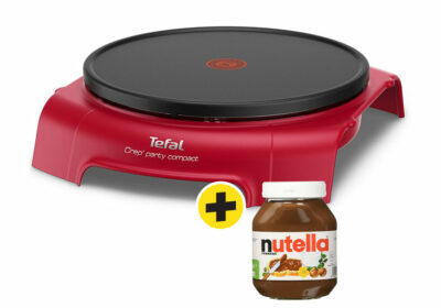 Crêpière Crêp'Party Tefal + 1 Pot de Nutella 750GR Offert (PY3015F0)