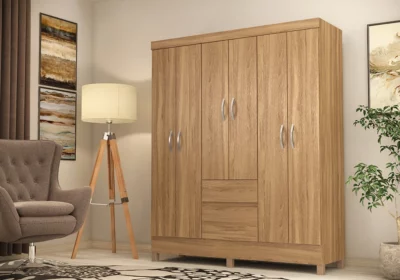 Armoire 6 Portes 2 Tiroirs Flash