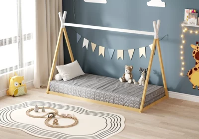 Lit Maison 90x190cm Chambres Enfant Votre Magasin de Meuble et Électroménager à La Réunion ! 5 Lit Tipi 90x190cm