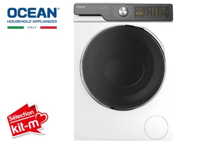 Bouilloire ThermoSense 180 1.7 Litres Noir Cecotec (01857) Boissons (Café, Thé, Jus) Votre Magasin de Meuble et Électroménager à La Réunion ! 4 Lave-Linge 12KG Inverter Ocean (WFOI12124WTFP7)