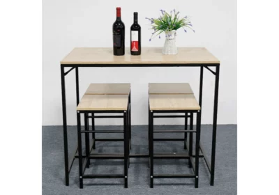 Ensemble Table Haute + 4 Tabourets