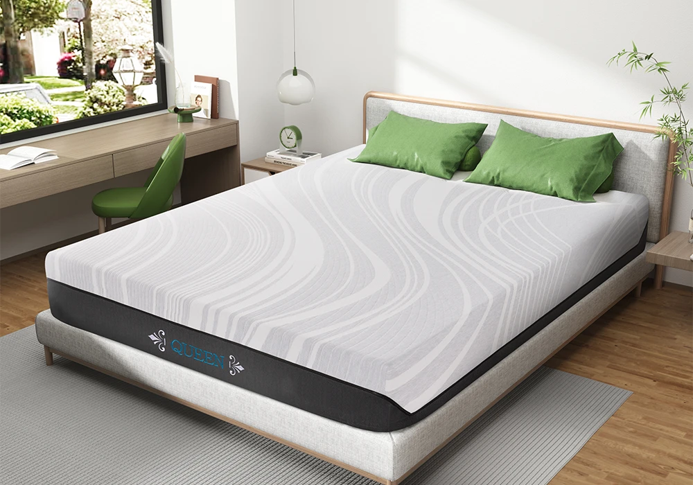 Surmatelas Mousse Mémoire Forme 10 Cm - Housse Lavable - Dimensions 180x135 Cm - Pour Canapé-lit, Guest, Sol