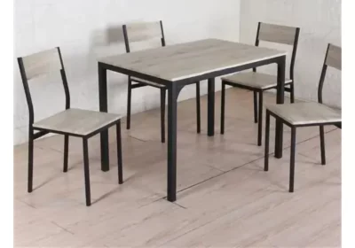 Ensemble Table à Manger + 4 Chaises