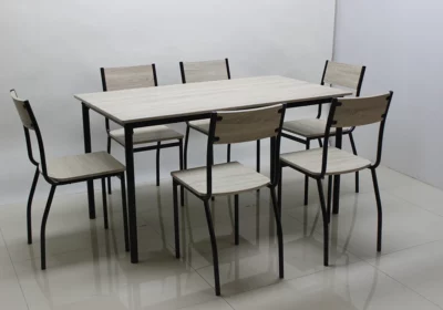 Ensemble Table à Manger + 6 Chaises