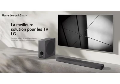 Barre de Son 3.1.3 avec Caisson de Basse LG (S80QY)