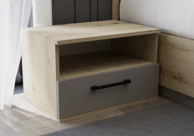 Chevet 1 Tiroir (Collection Floris) Armoires, Commodes & Chevets Votre Magasin de Meuble et Électroménager à La Réunion ! 4