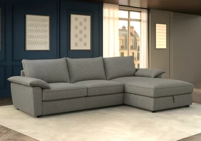 Salon d’Angle Convertible et Réversible Anabelle