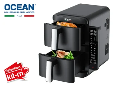 Cafetière Multi-Capsules avec Réglages Tactiles Ocean (OCMCM1410TCN/TCR/TCC) Boissons (Café, Thé, Jus) Votre Magasin de Meuble et Électroménager à La Réunion ! 4 Friteuse Air Fryer 9L Double Bac Ocean (OCAFK24902DN)