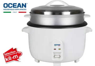 Cuiseur à Riz Blanc 5.6L Ocean (OCRCR5620WX) Cuisine Votre Magasin de Meuble et Électroménager à La Réunion !