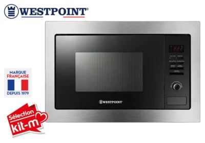 Micro Ondes Grill Encastrable 25 Litres Inox Westpoint (WBMS2525EGGNI) Cuisson Votre Magasin de Meuble et Électroménager à La Réunion !
