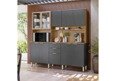 Buffet de Cuisine 10 Portes 2 Tiroirs Amora Ensembles Cuisine Votre Magasin de Meuble et Électroménager à La Réunion !