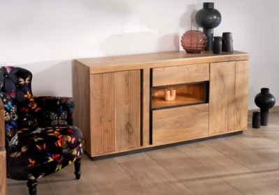 Buffet 3 Portes 1 Tiroir avec LED (Collection Paris)