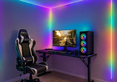 Bureau Gaming LED CORE Bureaux Votre Magasin de Meuble et Électroménager à La Réunion !