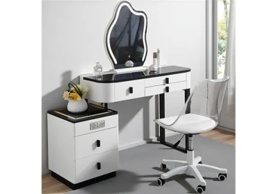 Coiffeuse LED avec Fauteuil Emy