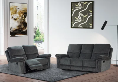 Salon 3+2 Canapé avec 4 Relax Relaxation Votre Magasin de Meuble et Électroménager à La Réunion !