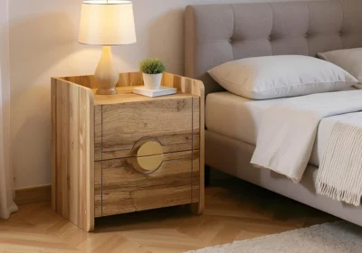 Chevet 2 Tiroirs (Collection Carry) Armoires, Commodes & Chevets Votre Magasin de Meuble et Électroménager à La Réunion !