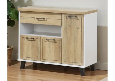 Meuble à Chaussures 3 Portes 1 Tiroir (Collection Bianca) Meubles Votre Magasin de Meuble et Électroménager à La Réunion ! 4 Meuble Bas de Cuisine 3 Portes 1 Tiroir Bianca