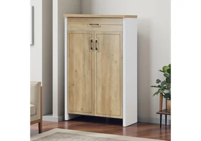Meuble Bas de Cuisine 2 Portes 1 Tiroir Bianca Ensembles Cuisine Votre Magasin de Meuble et Électroménager à La Réunion ! 5 Meuble à Chaussures 2 Portes 1 Tiroir (Collection Bianca)