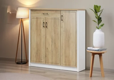 Meuble TV 1 Portes 2 Tiroirs (Collection Bianca) Meubles Votre Magasin de Meuble et Électroménager à La Réunion ! 4 Meuble à Chaussures 3 Portes 1 Tiroir (Collection Bianca)